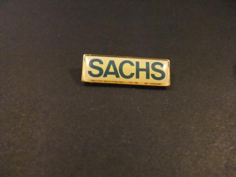 Sachs Duitse fabrikant van motorfietsen en inbouwmotoren ( voorheen  Fichtel & Sachs, Mannesmann Sachs, logo